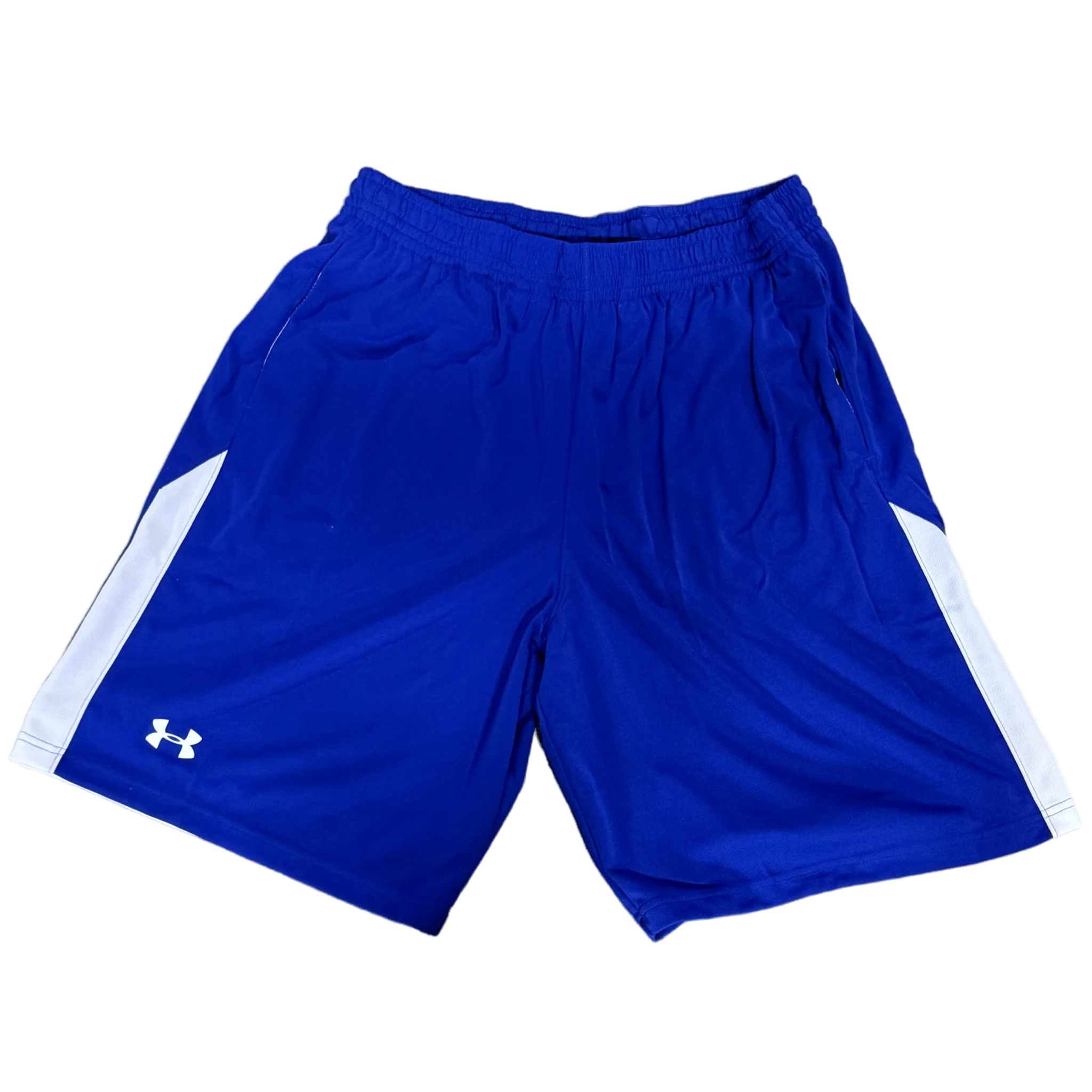 Short d'entraînement Under Armour (bleu/blanc)